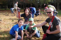 Family at Styx Mill planting 5th May 2013