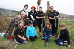 Southshore Reserve planting 2012 St.Johns Opawa Youth (3)